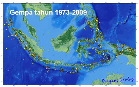 gempa 1973-2009